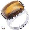 Bague Yola Nature Coussin Acier poli IH-174-54