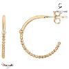 Boucles d'oreilles La Garçonne Diamant La Garçonne Diamant doré champagne 264000