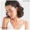 Coins, Collier Argent plaqué Or rose 14 carats ANIA-HAIE N009-05R