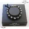 Bracelet Prosperite Lauren Steven Labradorite Perles de 6 mm Taille L 20,5 cm