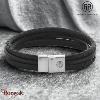Bracelet Rebel & Rose Full metal premium combo 12mm marron L, Homme RR-M0055-S-L