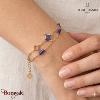 Bracelet Nebulia Pierre Lannier BJ26A1261 acier poli de couleur or