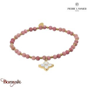 Bracelet RUBYA Pierre Lannier BJ23A1251 acier poli de couleur or