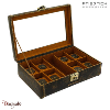 Coffret Friederich23 Ligne : 8 montres série cubain, marron