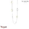 Collier TI Sento Nacre femme 34102MW-80