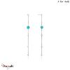 Boucles d'oreilles Ania Haie Hidden Gem argent 925° plaqué rhodium de haute qual