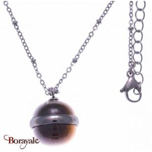 Collier œil de tigre, Collection: Perle de pierre YOLA