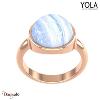 Bague Yola Nature Nature et élégance Acier plaqué IP rose IK-130-52