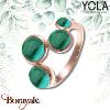 Bague Yola Nature Nature et élégance Acier plaqué IP rose IK-172-58