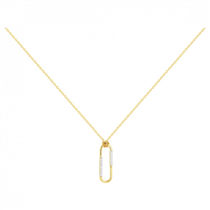 Collier, Gemstar Brand Femme, collection plaqué Or