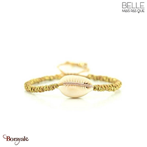 Bracelet Belle mais pas que, Lila parm, Perles de miyuki dorées à l'or fin