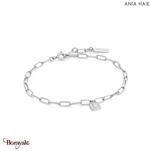 Under Lock & Key, Bracelet Argent plaqué rhodium ANIA-HAIE B032-01H