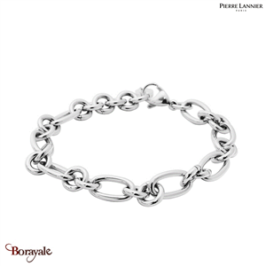 Bracelet Pierre Lannier Roxane acier argenté sans nickel BJ09A1101