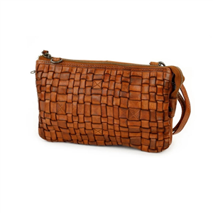 Sac bandoulière BEAR Tressé Cognac CL44393COG