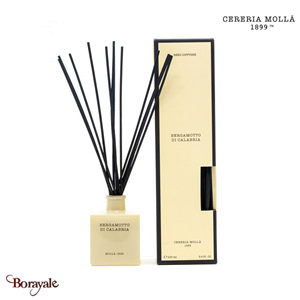Diffuseur Mikado Premium 100ml Cereria Molla Bergamotte de Calabre