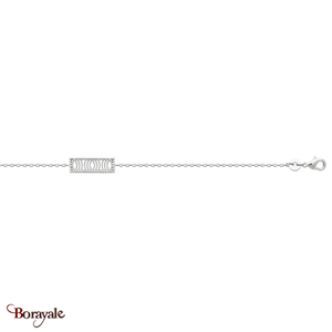 Bracelet argent 925° rhodié Borayale Collection CN72182018