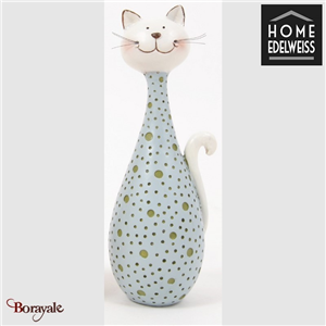 Chat bleu Home Edelweiss collection : Senses 27 cm