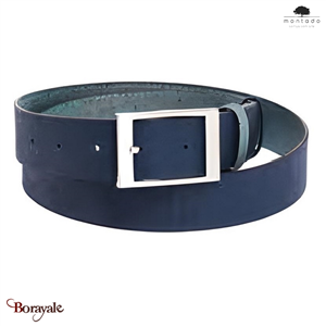 Ceinture Homme en liège made in Portugal Montado Bleu clair et foncé