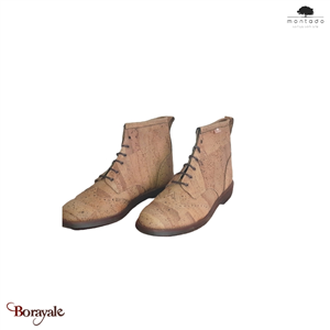 Bottines en liège made in Portugal Montado Naturel foncé