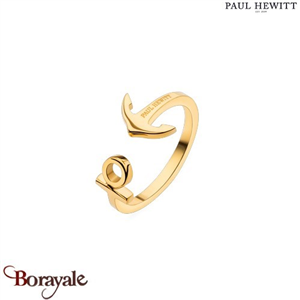 Bague Paul Hewitt Ancuff acier plaqué or PH-FR-ARI-G-52