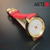 Montre AKTEO Amour dentelle tulipes art déco ronde EAm01H
