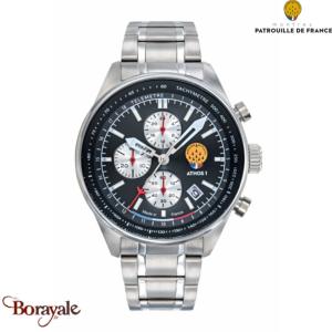 Montre Patrouille de France ATHOS 1 noir acier Homme 668151