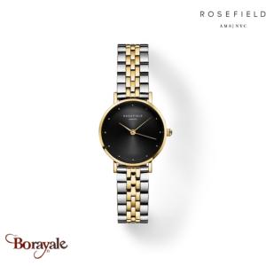 Montre Rosefield Small Edit Duotone Black  Femme SEBDSG-SE04