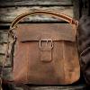 Sac bandoulière KASZER collection Kansas marron naturel foncé 20325-C6