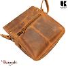 Sac bandoulière KASZER collection Wyoming brun naturel moyen 20601-C6
