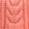 Bonnet + 3 pompons Bubble Tea Rose sans polaire Cabaïa 50% coton - 50% polyester