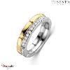 Bague TI Sento Collection : Milano Taille 54 Argent plaqué Or