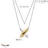 Collier TI Sento Enlacé femme 34003SY/42