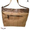Sac épaule - cabas 35 cm en liège , série: Mappemonde, Montado naturel et Mapa C