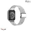 Montre TEKDAY connectée Mixte / unisexe  boîtier acier, acier milanais argent