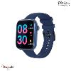 Montre TEKDAY pavé connectée unisexe boîtier bleu, silicone bleu 656508