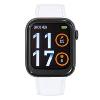 Montre TEKDAY pavé connectée unisexe boîtier noir, pomme Blanc surpiqué 656542