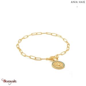 Gold Digger, Bracelet Argent plaqué Or 14 carats ANIA-HAIE B020-05G