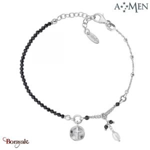 Bracelet Amen Bijoux Couture  Argent 925° rhodié de haute qualité