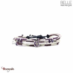 Bracelet Belle mais pas que, Collection: Violette de parme B-2074-PARM