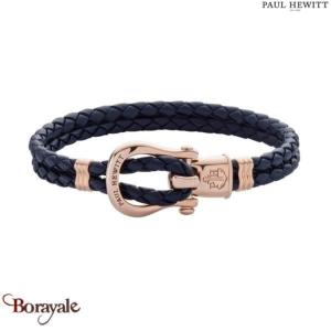Bracelet -PAUL HEWITT- collection Manille - cuir PH-FSH-L-R-N-S taille S