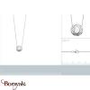 Collier argent 925° rhodié Borayale Collection : Pierre de lune