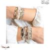 Bracelet Belle mais pas que- collection Douceur amande B-1889-DOUC