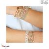 Bracelet -Belle mais pas que- collection La vie en rose B-1886-ROSE