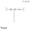 Bracelet TI Sento Hexagone femme 23047ZY