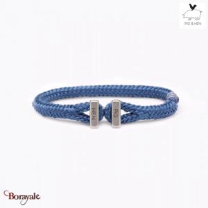 Bracelet PIG & HEN Icy Ike Violet Bleu Acier Taille : L (20cm)