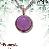 Collier Quartz rose Collection Cabochon YOLA NATURE