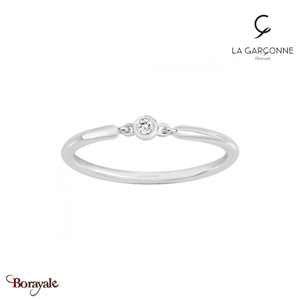 Bague La Garçonne Diamant Etats d'âme argent 20100009-52