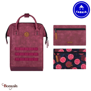 Sac à dos medium Cabaïa Adventurer Delhi en Nubuck vegan