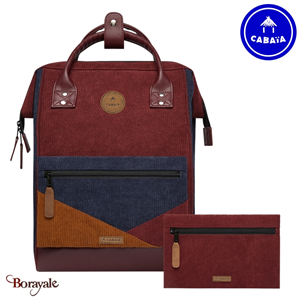 Sac à dos medium Cabaïa Adventurer Radom en Velours recyclé