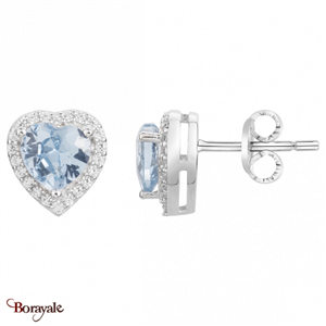 Boucles d'oreilles, Gemstar Brand Femme, collection argent 925